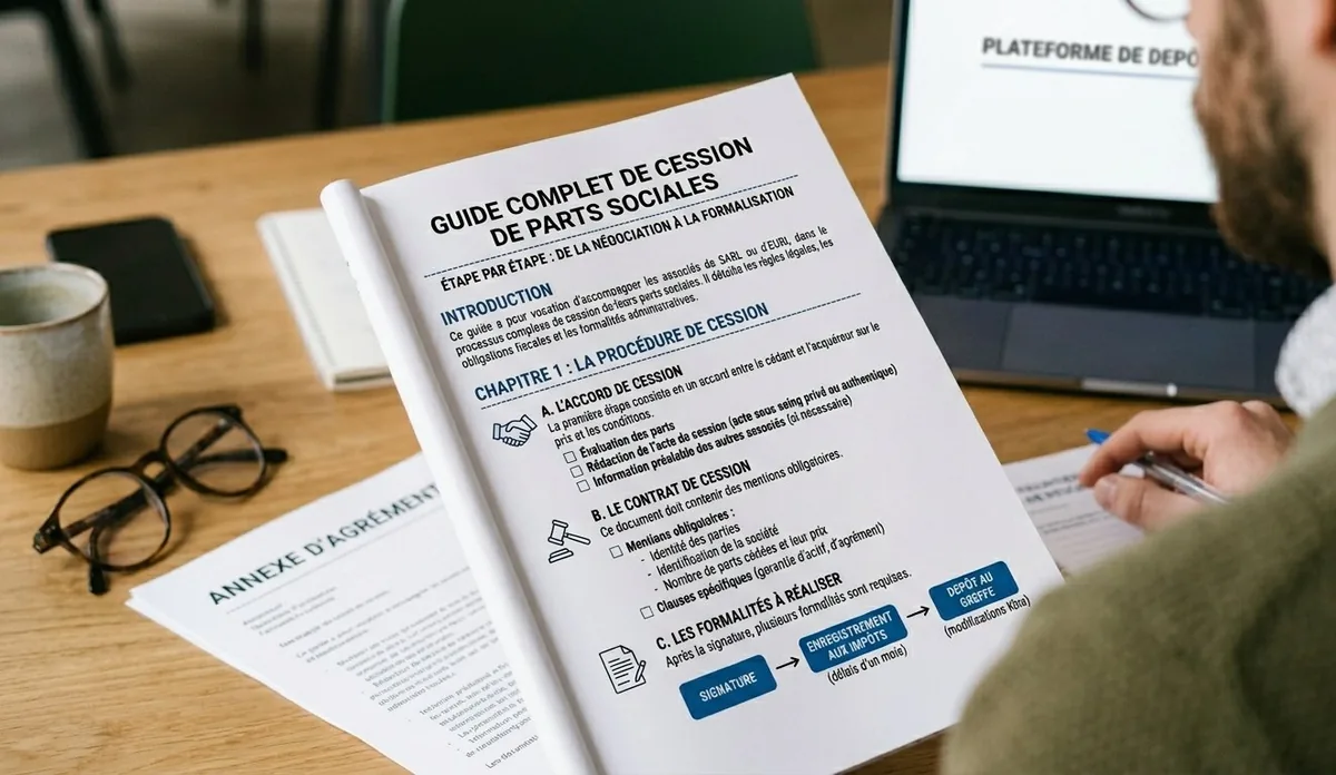 Cession de parts sociales : le guide